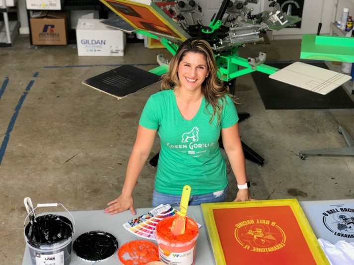 Meet Tatiana McVeigh of Green Gorilla Print House in Loxahatchee